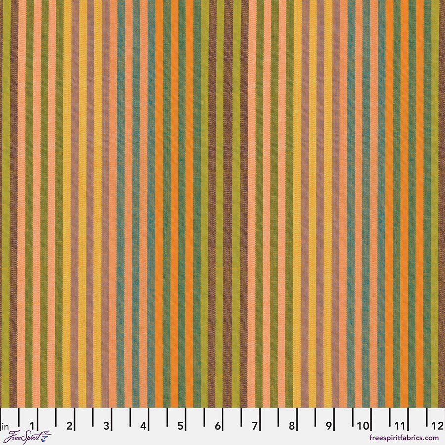 Sunshine Caterpillar Stripe Kaffe Fassett Woven Stripes