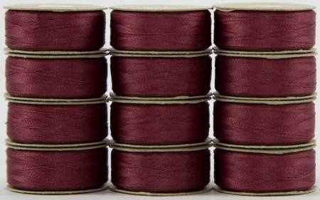 SuperBOBs M Style  Pre-Wound Bobbins #629 Rose 12 ct Superior Threads