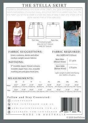 The Stella Skirt - Sew to Grow