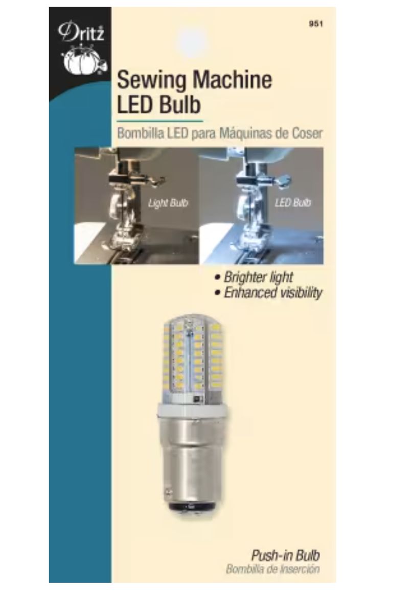 Sewing Machine Light Bulb LED Push In