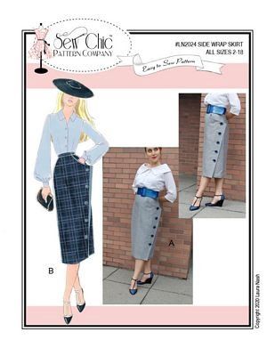 Side Wrap Skirt Sew Chic Patterns
