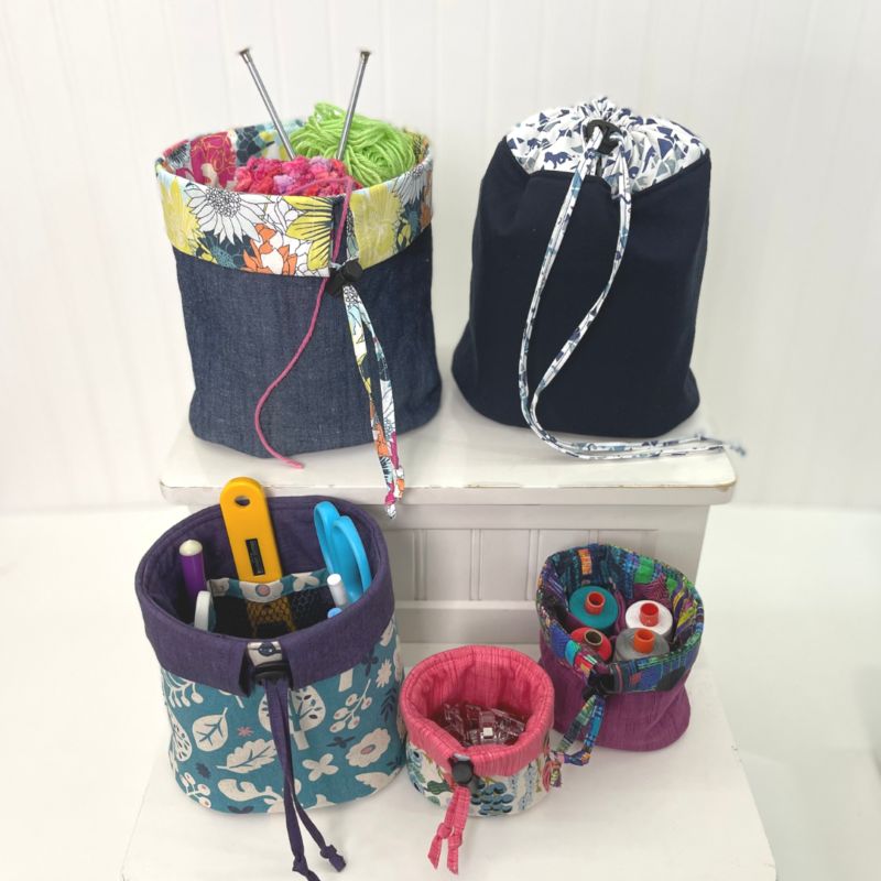Stand And Store Bag Pattern - Around the Bobbin