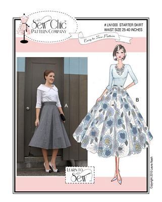 Starter Skirt Sew Chic Patterns