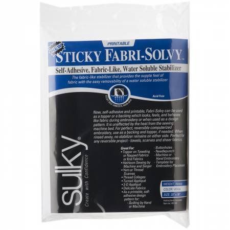 Sticky Fabri-Solvy