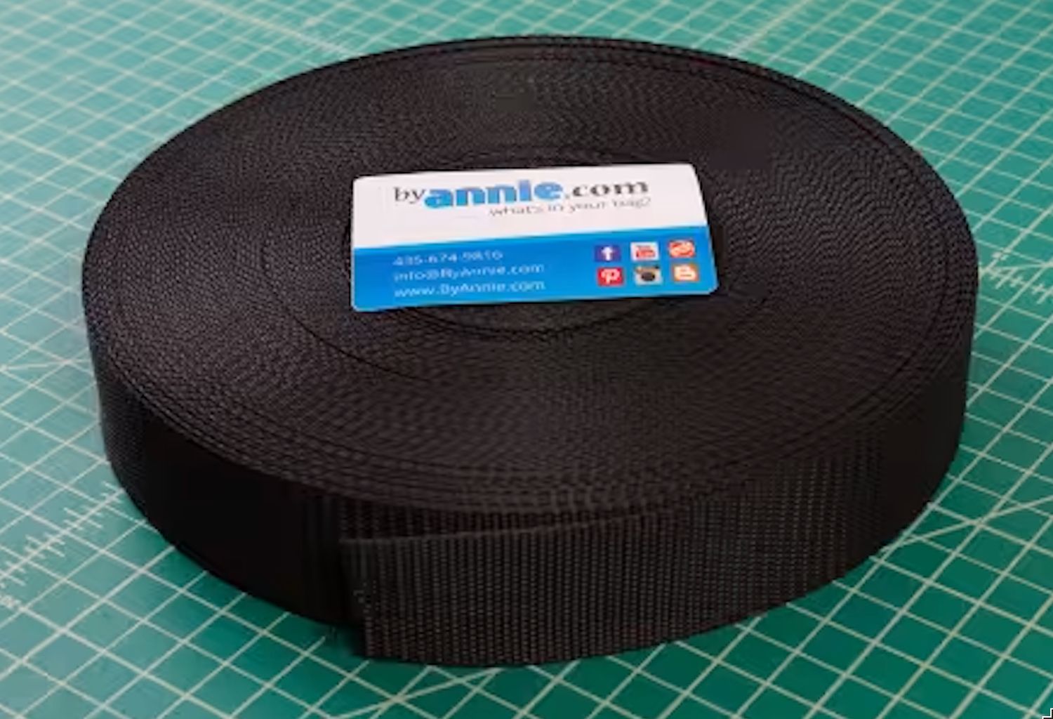 Strapping - Black Polypro  1.5"