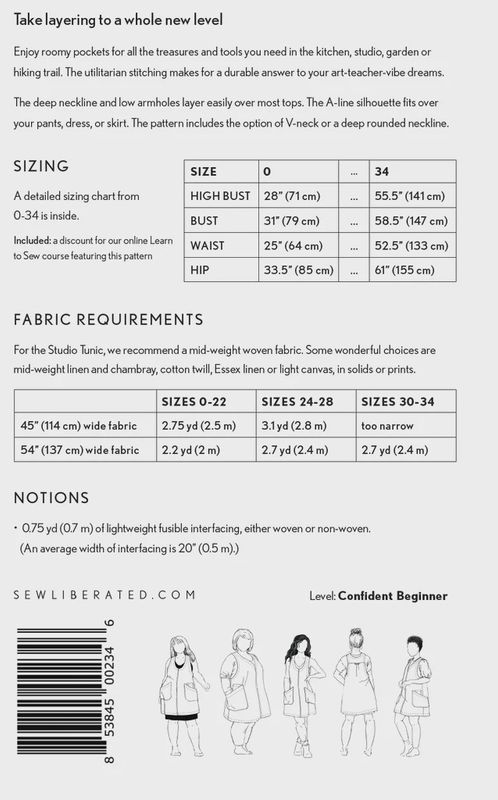 Studio Tunic by Sew Liberated