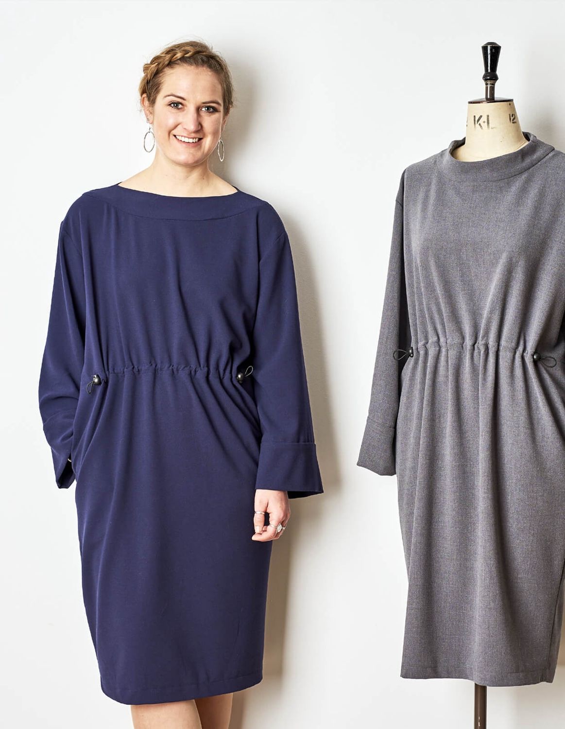 Relaxed Drawstring Dress  PDF Pattern by Maker's Atelier