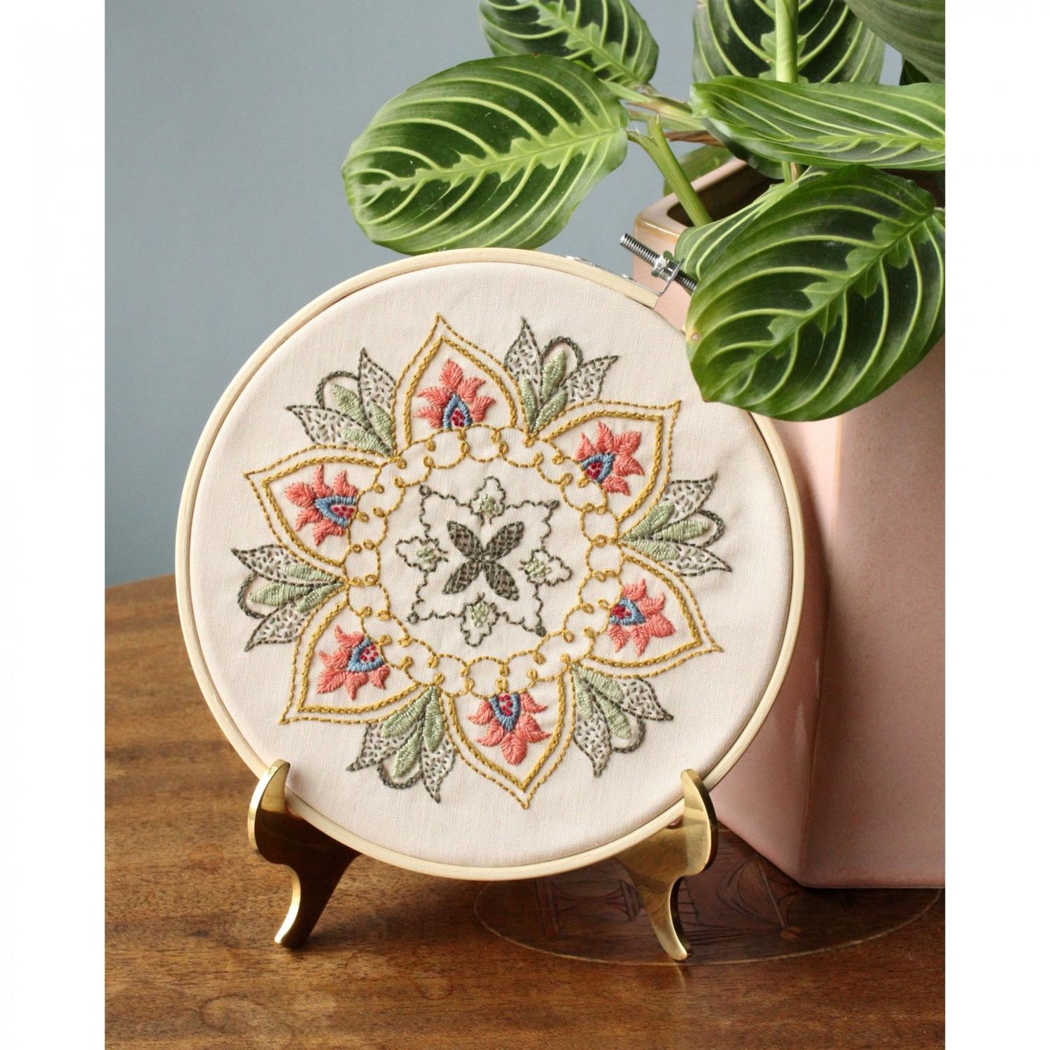 Thessaly Floral Embroidery Kit - Avlea Folk Embroidery