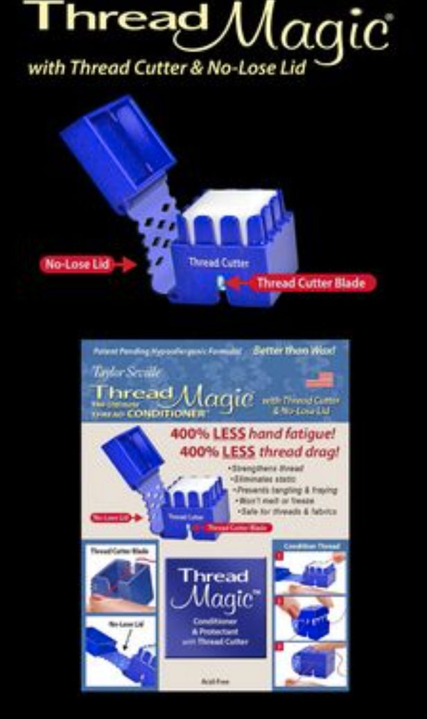 Thread Magic Square With Cutter Thread Conditioner