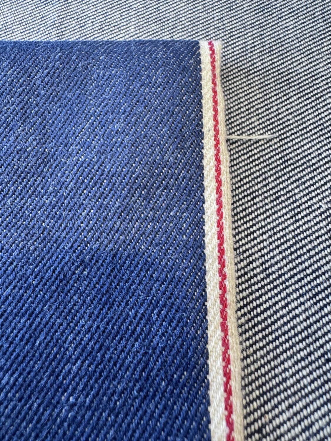 Tuscarora Mills Selvedge Denim Medium Dark Blue Organic Cotton