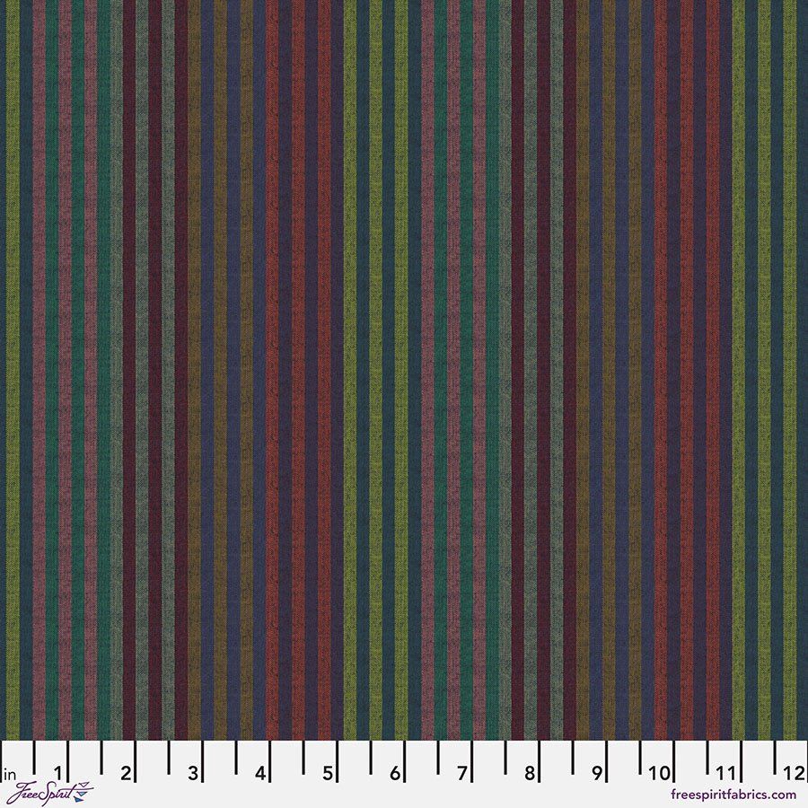 Twilight Caterpillar Stripe Kaffe Fassett Woven Stripes