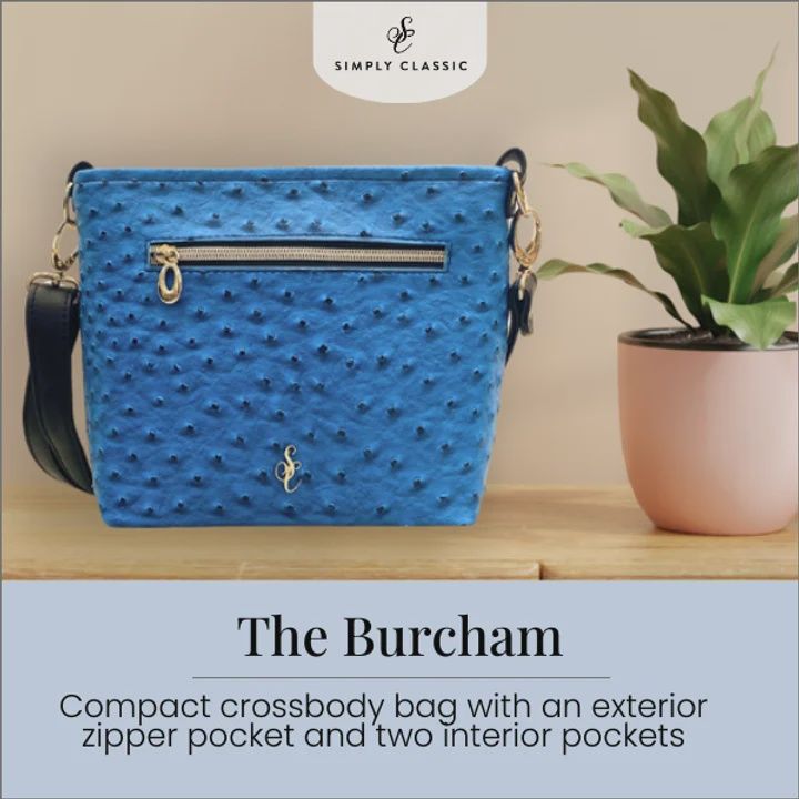Simply Classic - The Burcham Bag Makers Kit Golden Faux Ostrich