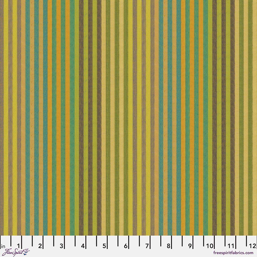 Sprout Caterpillar Stripe Kaffe Fassett Woven Stripes