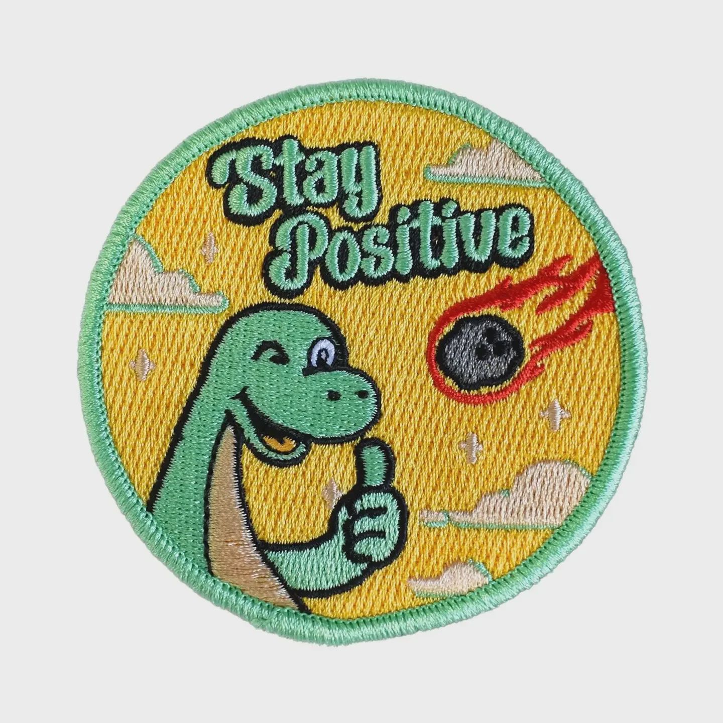 Stay Positive Embroidered Patch Retrograde Supply Co.