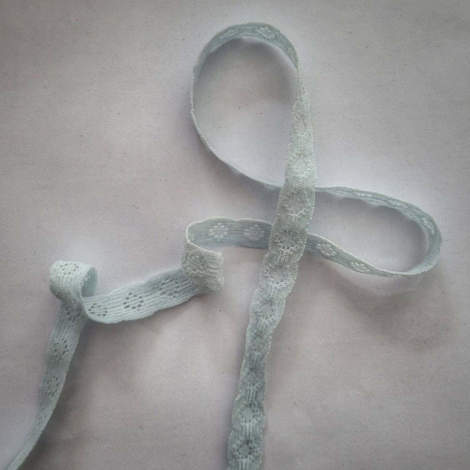Stretch Lace Baby Blue .38"