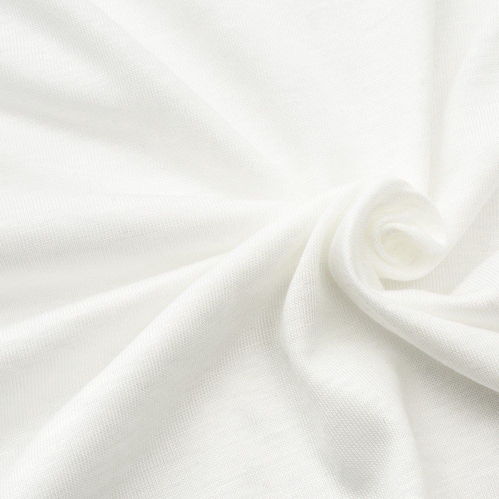 Sueno Cotton Tencel Knit Jersey - PFD White