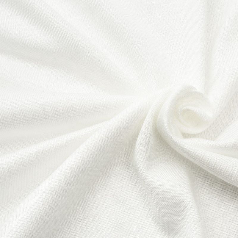 Sueno Cotton Tencel Knit Jersey - PFD White