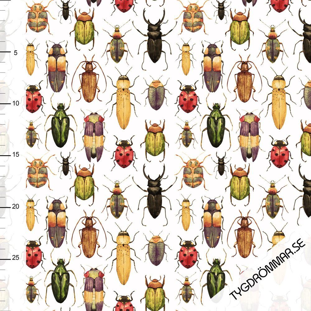 Sweet bug knit jersey Tygdommar Swedish import