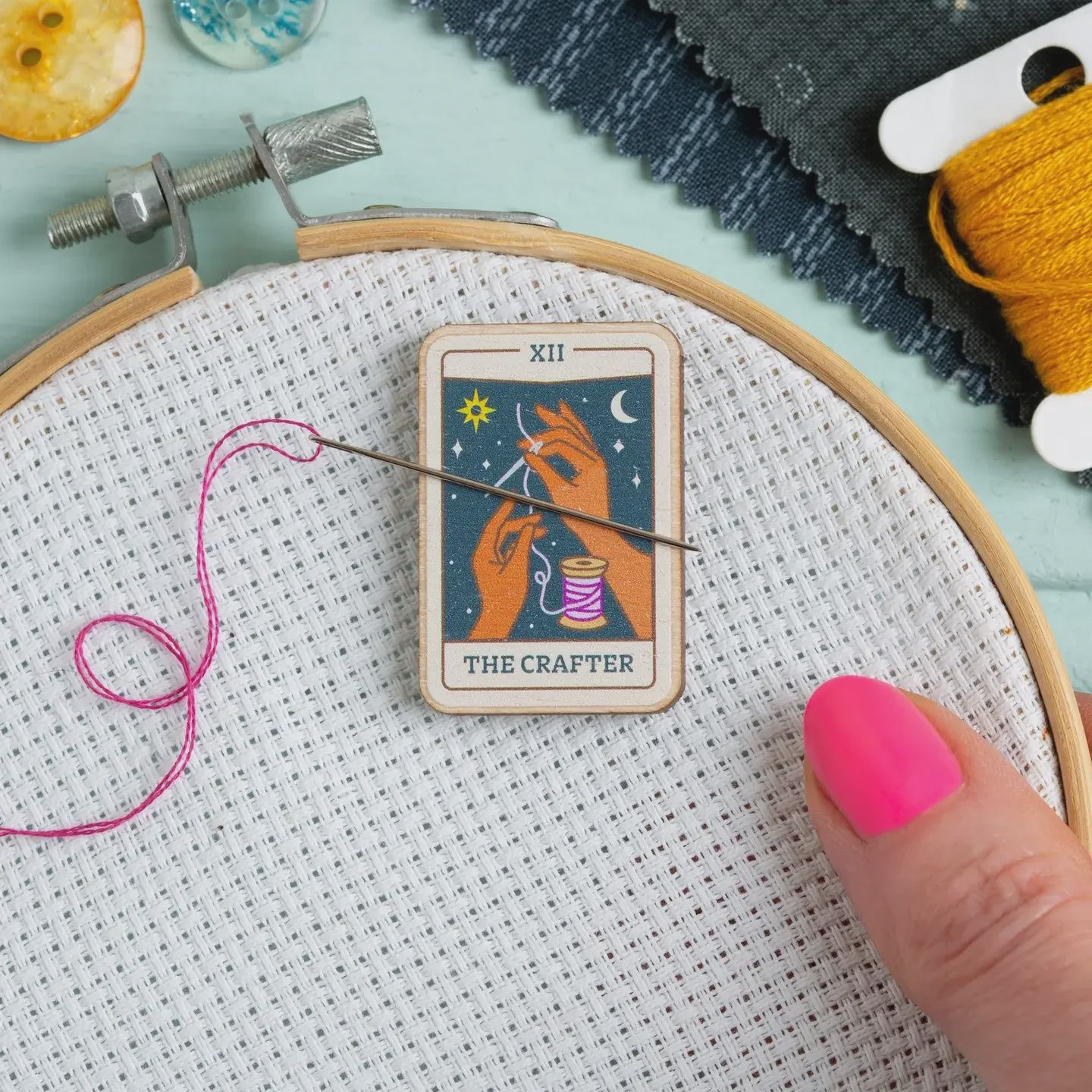Tarot Card Needle Minder Hawthorne Handmade