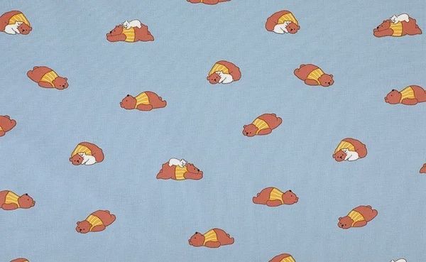 Tired Bear Japanese Import Waterproof Cotton