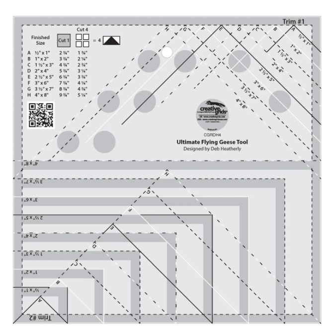 Ultimate Flying Geese Tool Ruler  Creative Grids