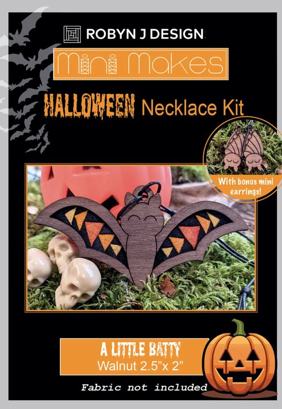 Slightly Batty Necklace Kit Walnut