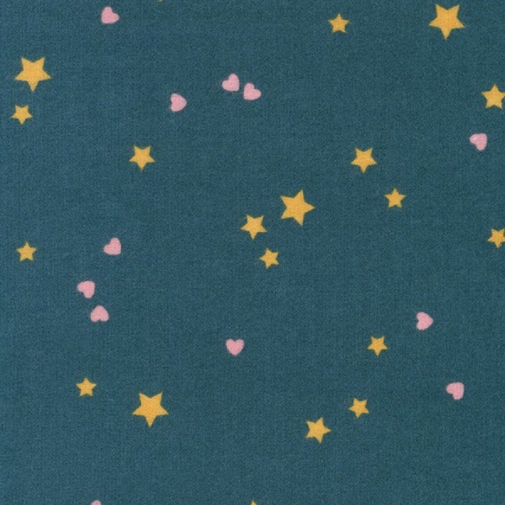 Snow Snuggles Cotton Flannel - Night Time Stars