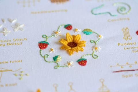 Summer Embroidery Sampler Kit - Kiriki Press