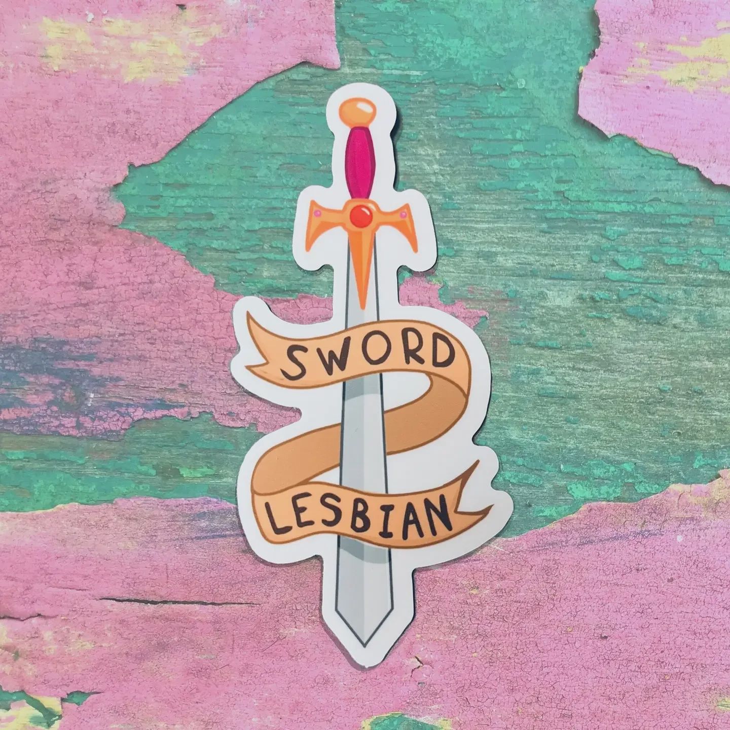 Sword Lesbian Sticker Noellita Bonita