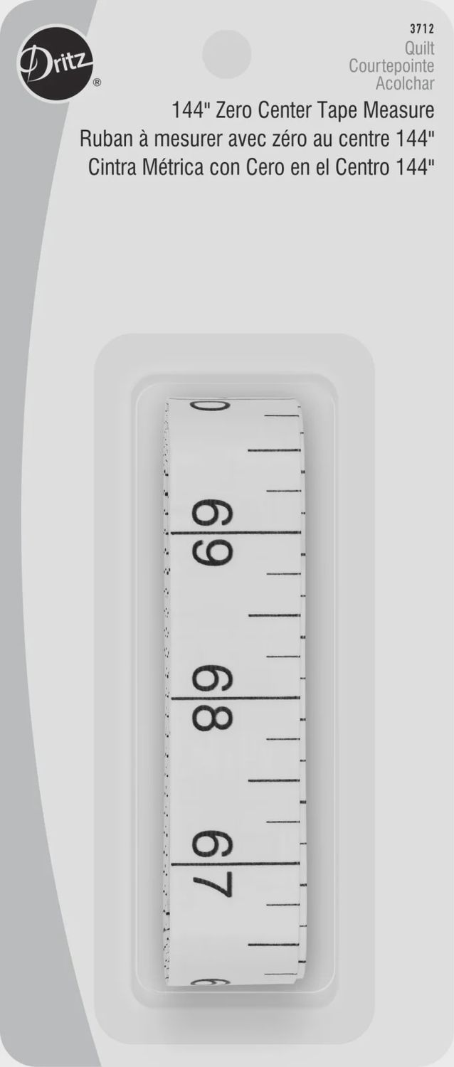 Tape Measure Zero Center 144 inch Dritz