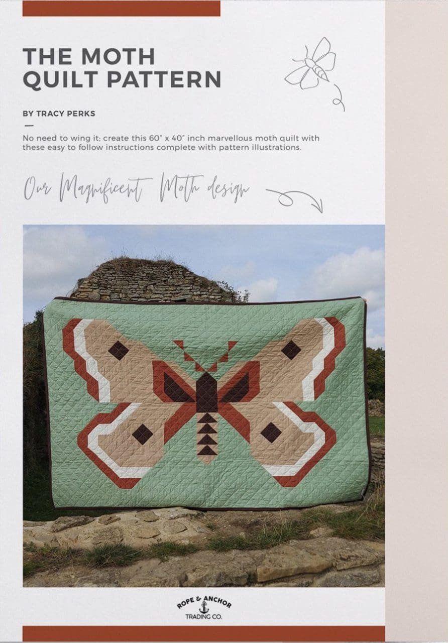 The Moth Quilt Pattern - Tracy Perks