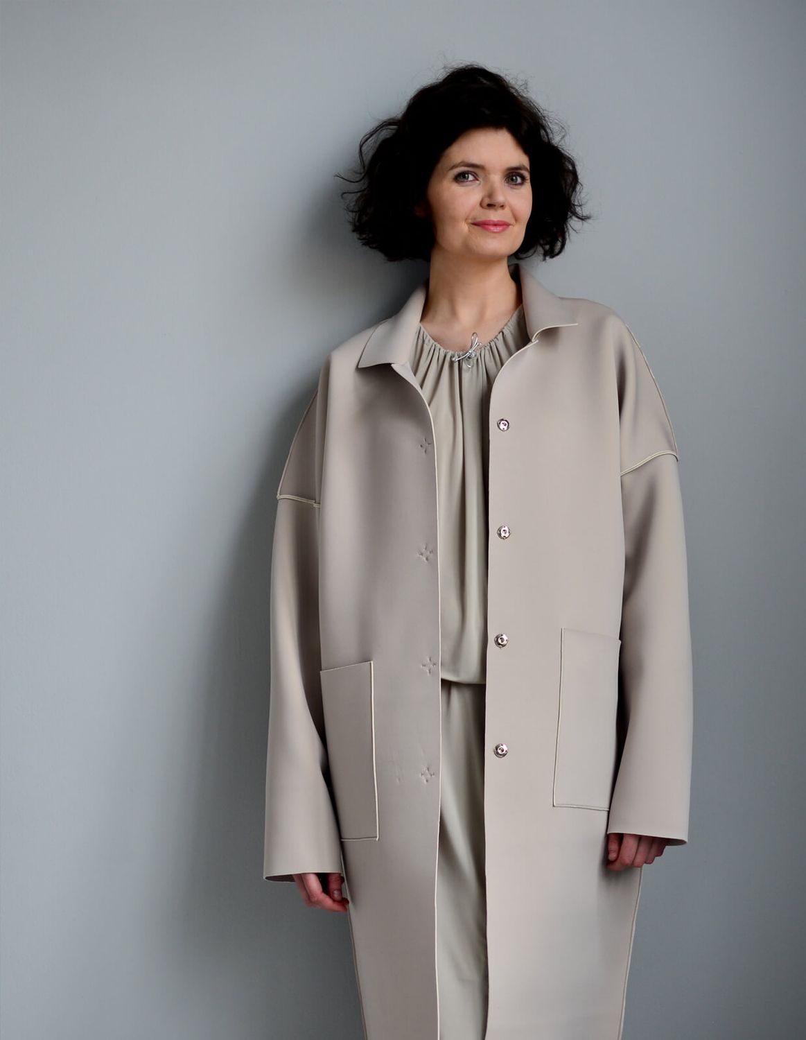 Unlined Raw-Edged Coat PDF Download The Maker's Atelier