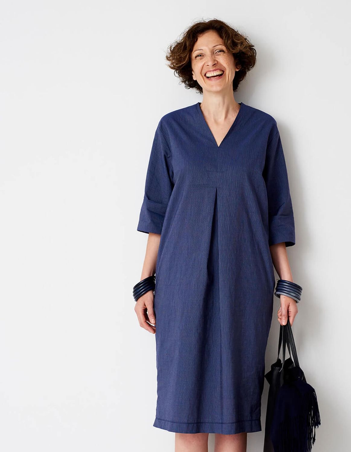 V-Neck Shift Dress  PDF Pattern by Maker's Atelier