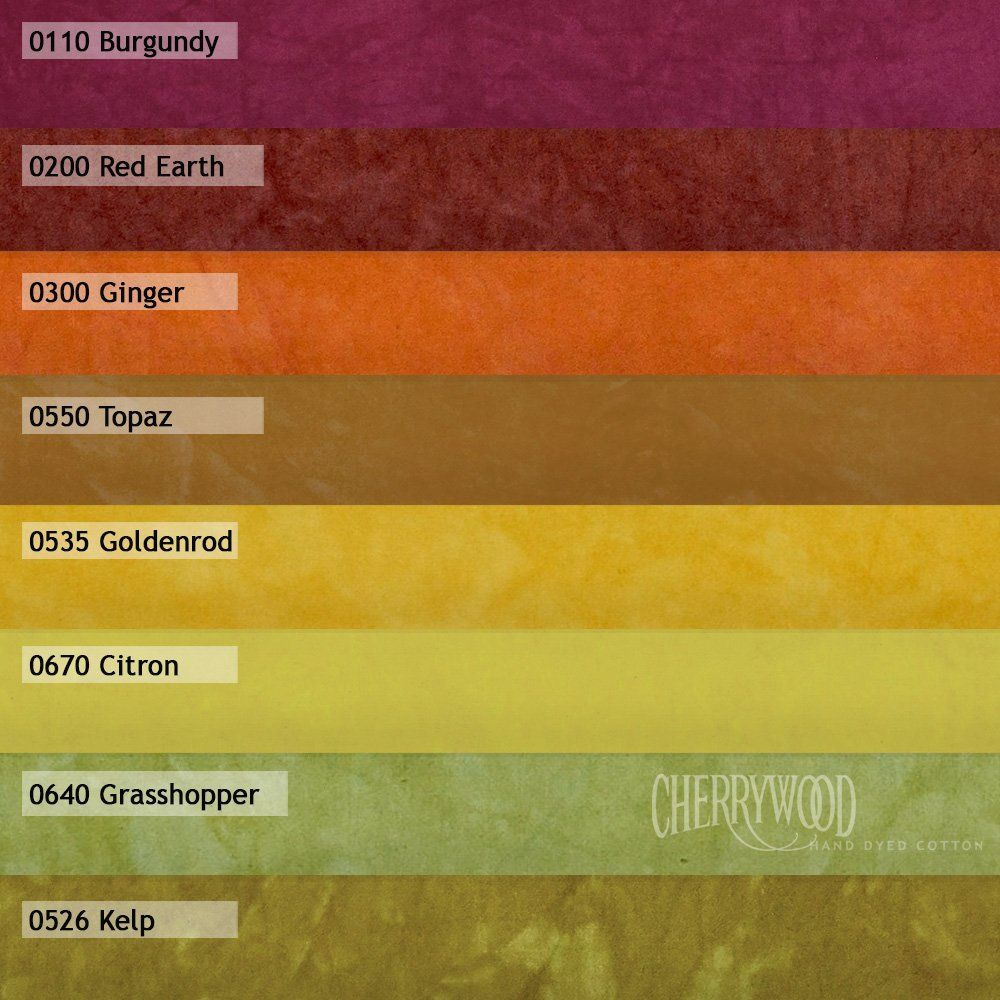 Trailhead Solid 8 Step Gradation Fat Quarter Bundle Cherrywood