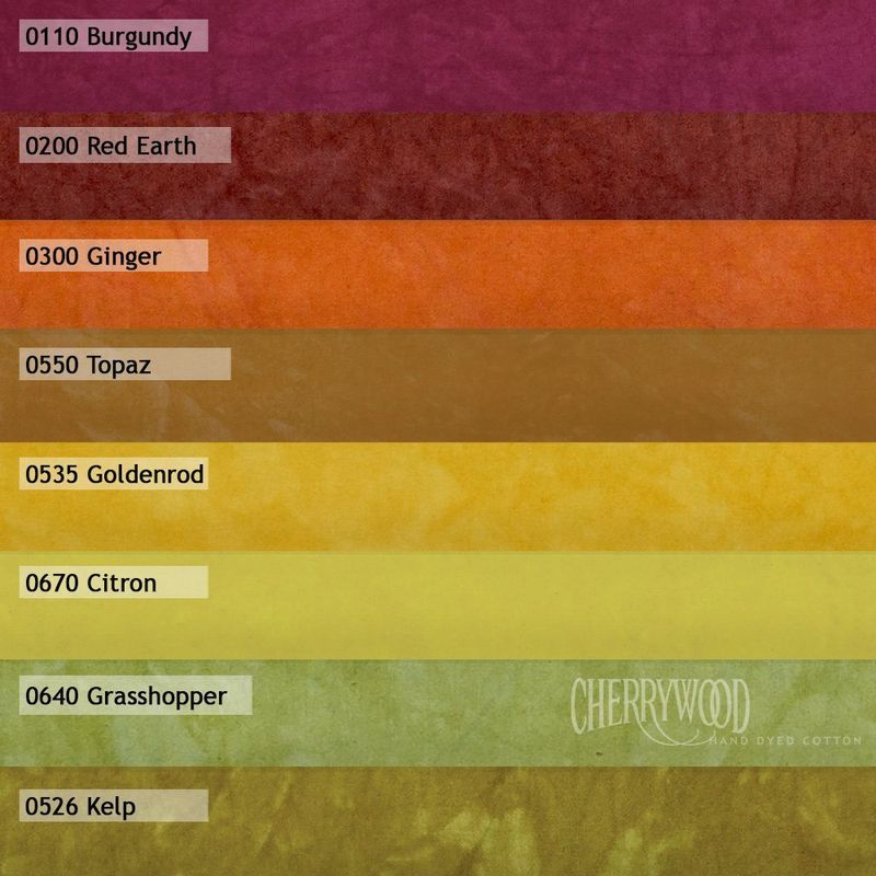Trailhead Solid 8 Step Gradation Fat Quarter Bundle Cherrywood