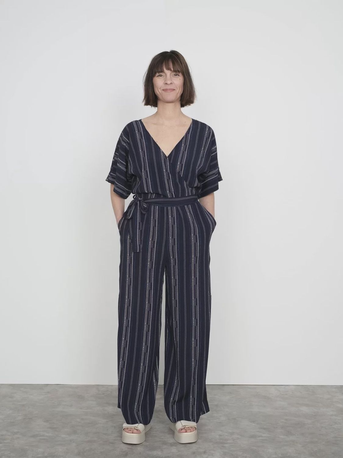 Wide-Leg Jumpsuit Sizes XL-3XL - The Assembly Line