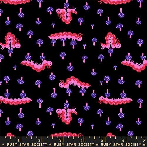 Caterpillar in Black Hello Alice Ruby Star Society
