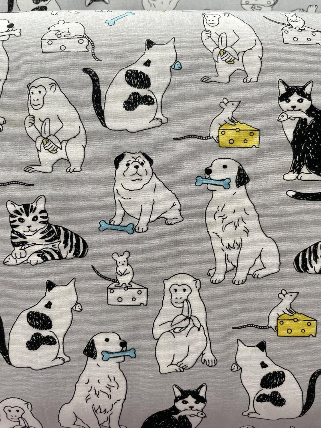 Japanese Cotton Animals with Food