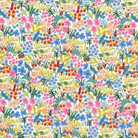 Meadow in Cream English Garden Rifle Paper Co Cotton + Steel