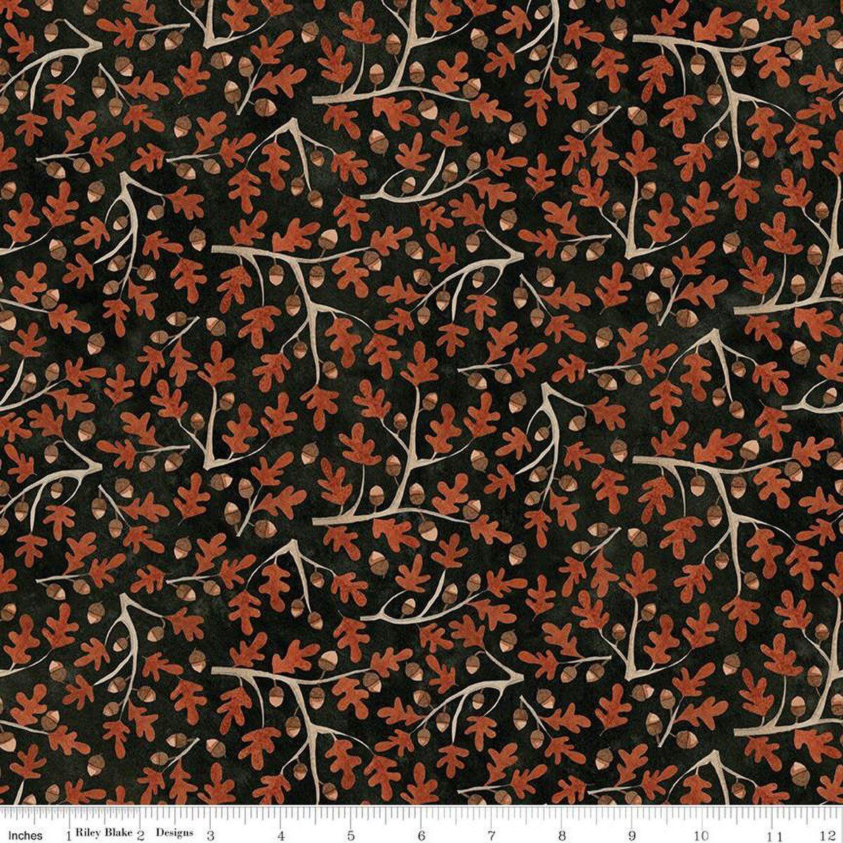 Oaks and Acorns in Midnight Bittersweet Farm Riley Blake Designs