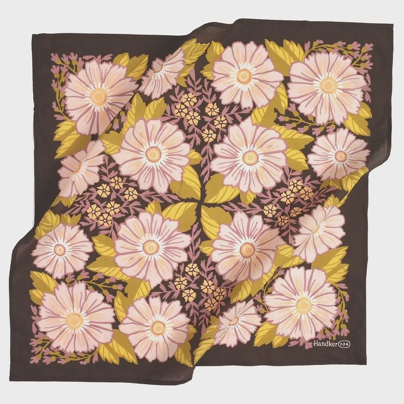 Violet Bandana No. 134 Handker