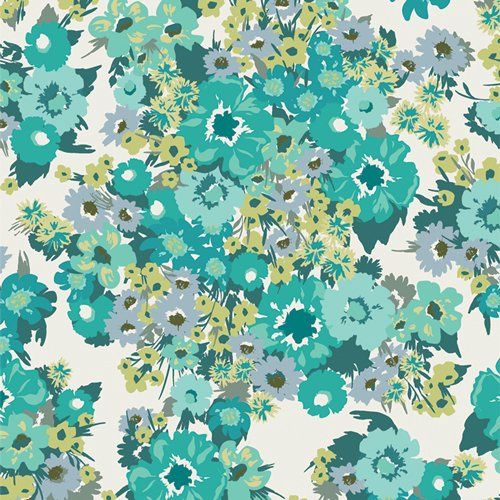 Wild Flora Lagoon by Art Gallery Fabrics