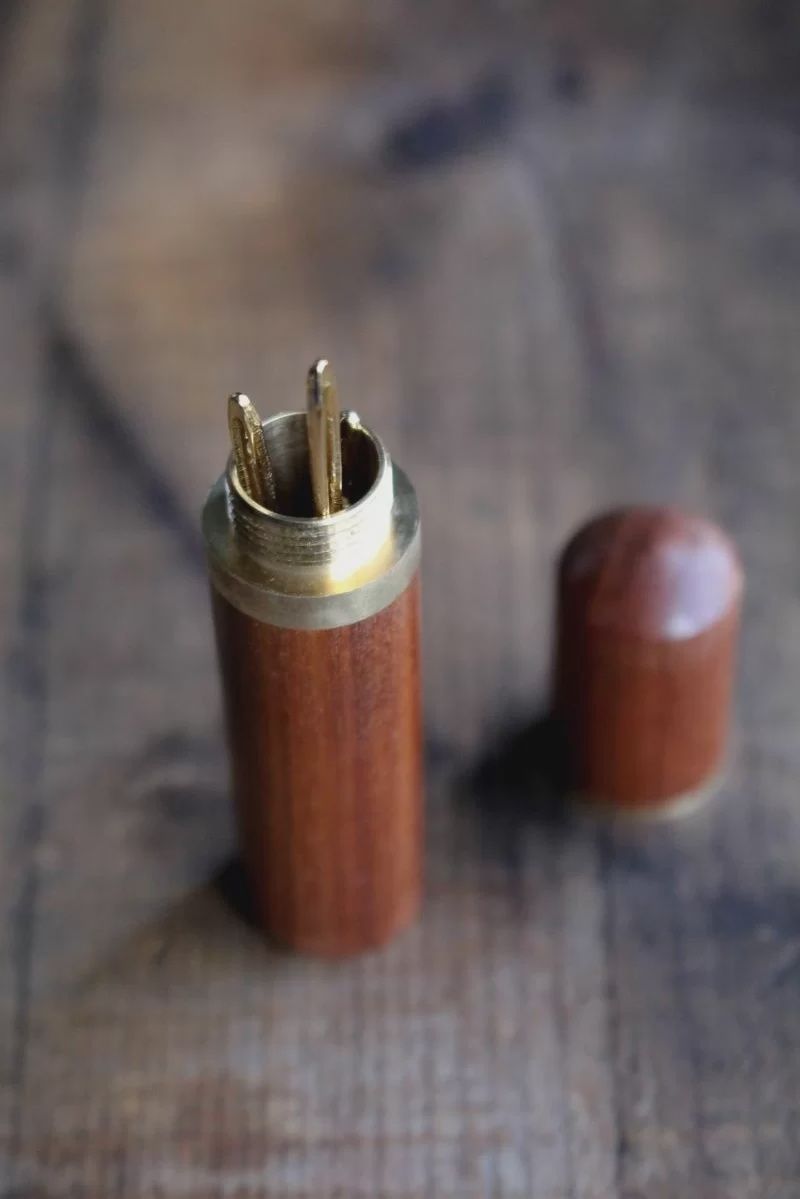 Wooden Needle Case - Sandalwood