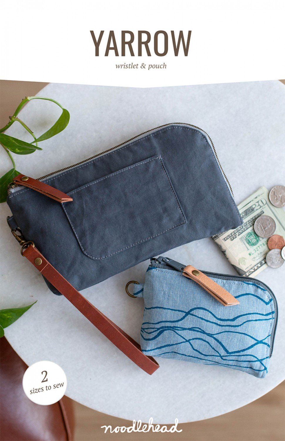 Yarrow Wristlet and Pouch Pattern - Noodlehead