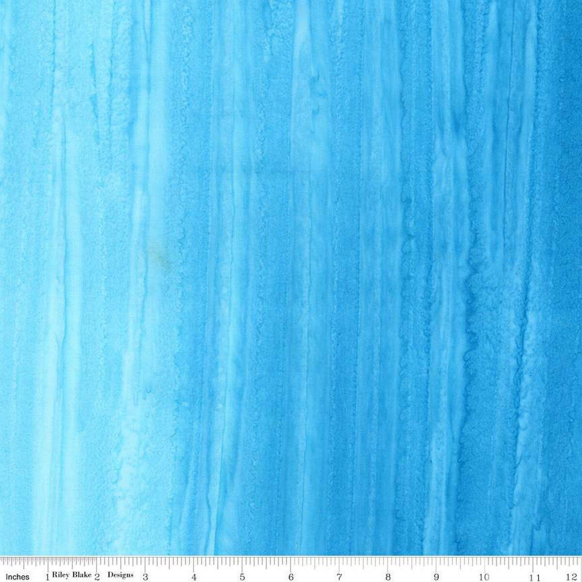 Cerulean Veil Expression Batiks Elementals Color Fade Ombre Riley Blake