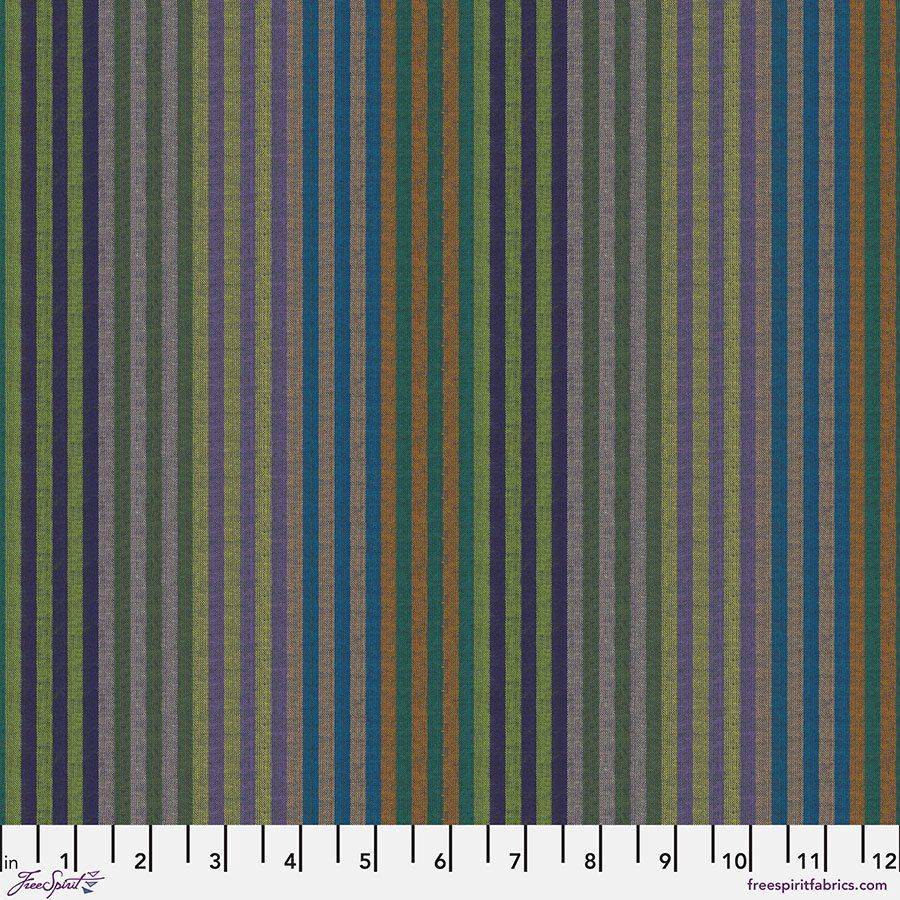 Dark Caterpillar Stripe Kaffe Fassett Woven Stripes