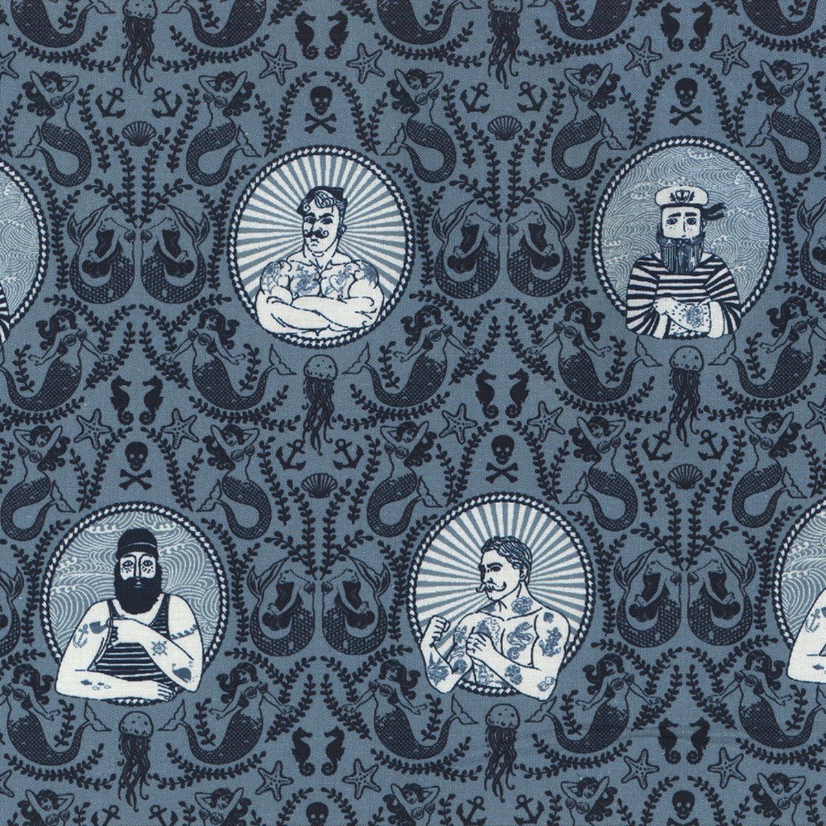 Dear Stella Cotton Poplin - Salty Colony