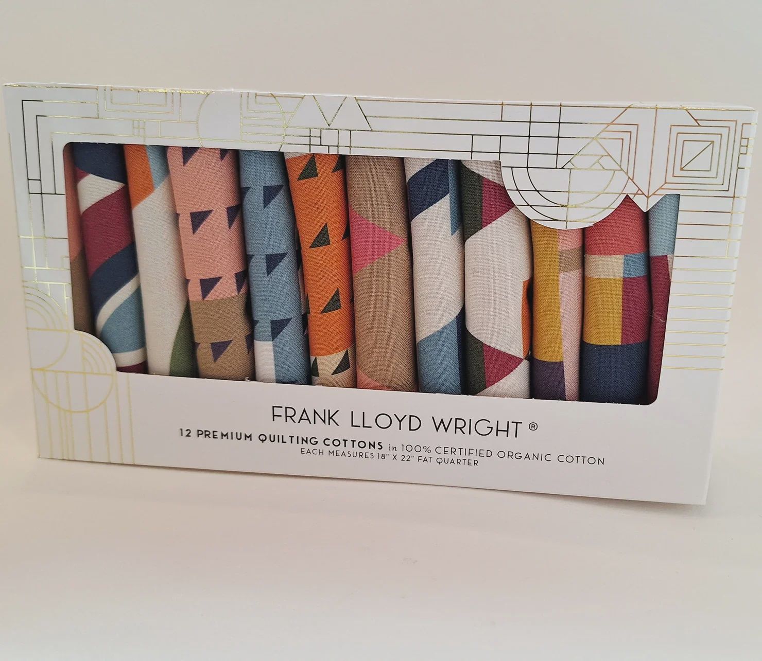 Frank Lloyd Wright American Bold Fat Quarter Gift Box 12 pcs