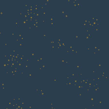 Freckles in Midnight Metallic Cotton + Steel Basics