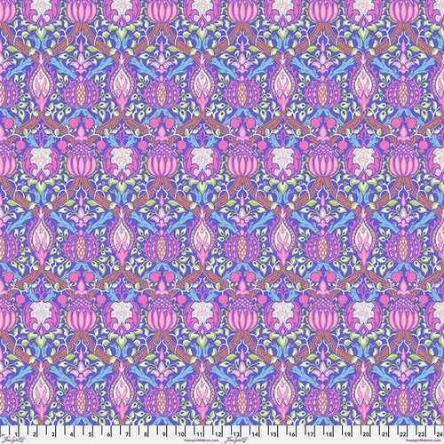 Granada in Purple Cotton Lawn Kaffee x Morris &amp; Co.